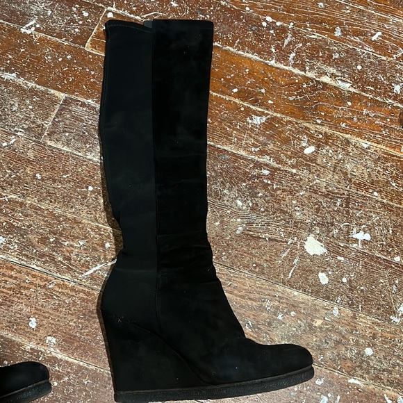 Stuart Weitzman suede over the knee boots size 8 - Picture 3 of 7